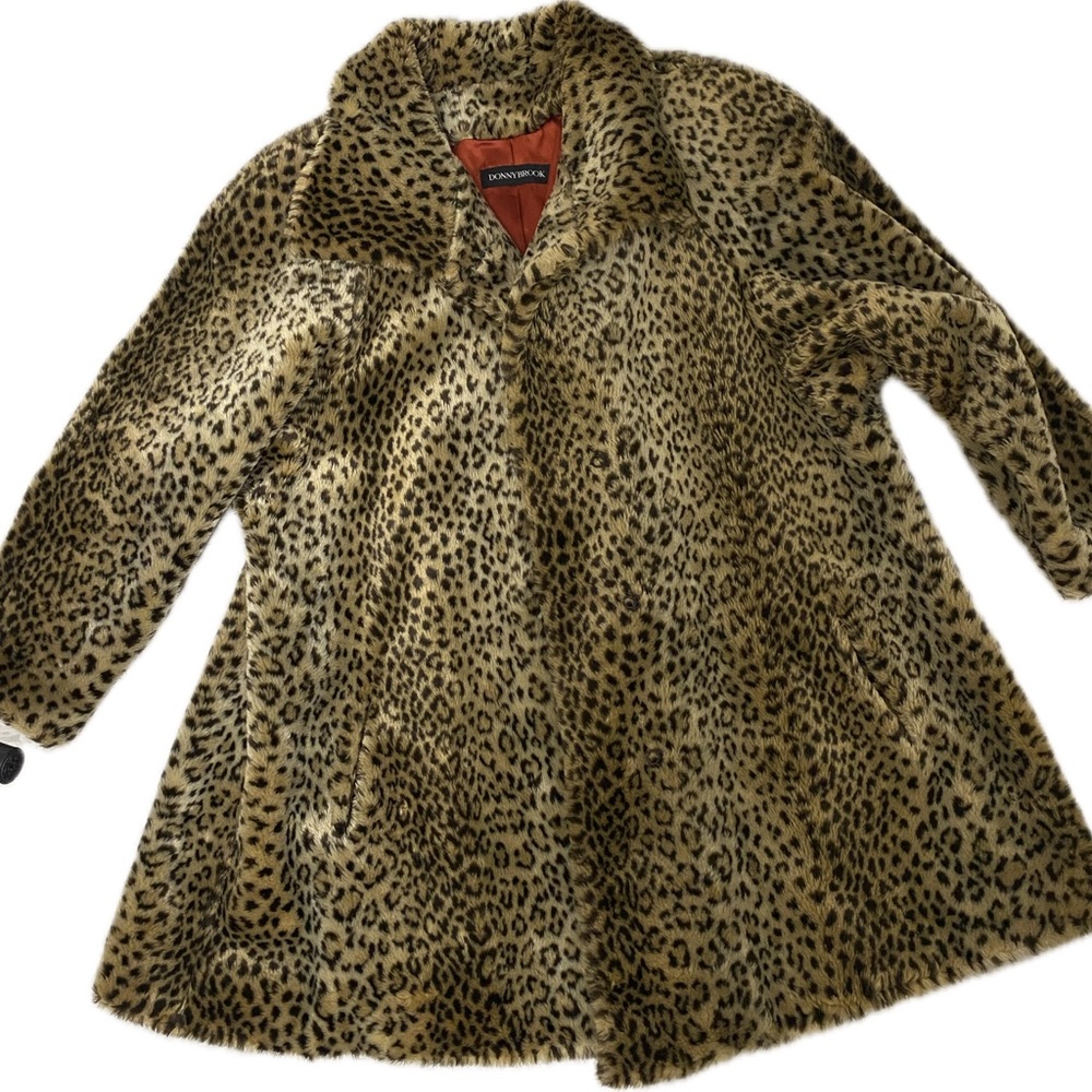 Leopard print winter jacket